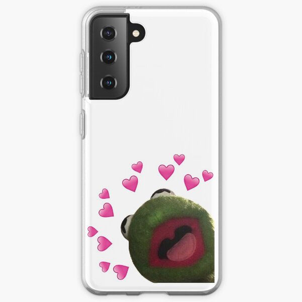Kermit heart Meme Samsung Galaxy Soft Case