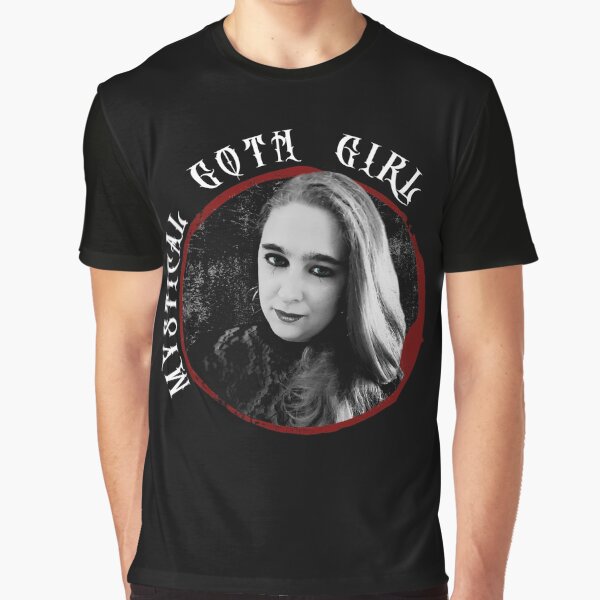 Mystical Goth Girl Graphic T-Shirt