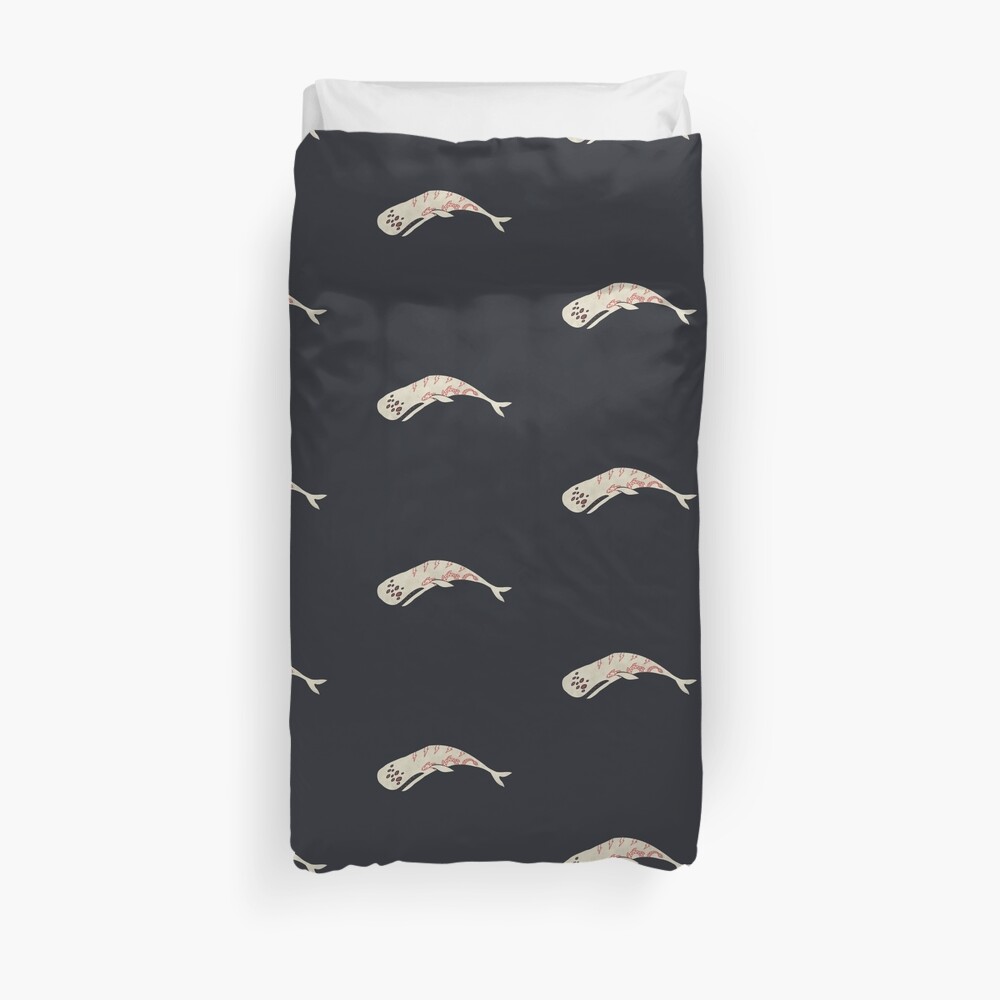 The White Whale Duvet Cover