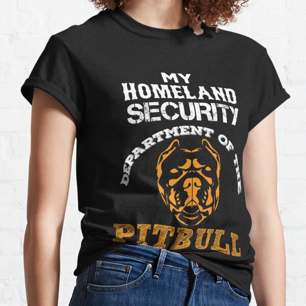 pitbull security t shirt