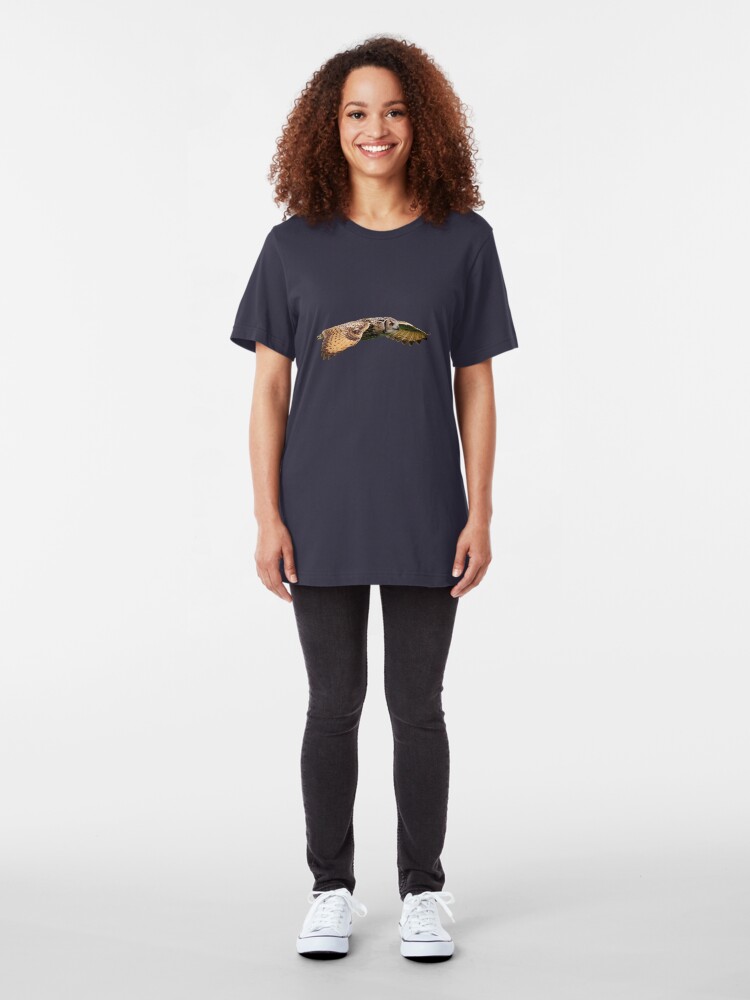 Alternate view of Rock Eagle Owl Slim Fit T-Shirt