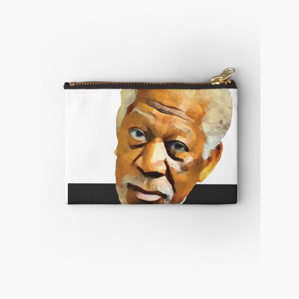 Item preview, Morgan Freeman watercolor portrait digital painting  designed and sold by KARTICK DUTTA.