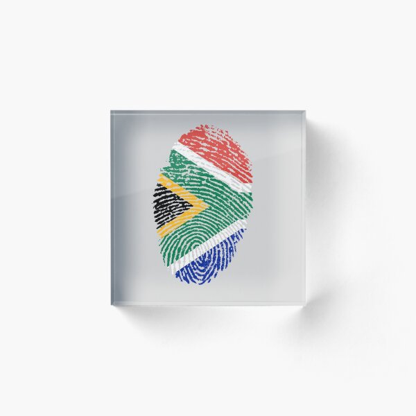 I am South African Acrylic Block