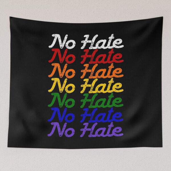 Item preview, No Hate - Gay Pride designed and sold by MeganLea.