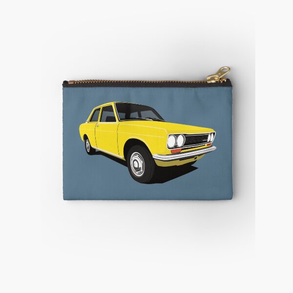 Item preview, Yellow retro Datsun 1600 (510) illustration designed and sold by knappidesign.