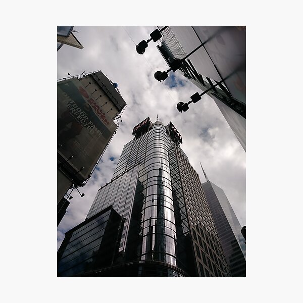 #Manhattan, #NewYork, #NewYorkCity, #buildings, #streets, #pedestrians, #people, #cars, #building, #architecture, #city, #skyscraper, #sky, #urban, #glass, #downtown, #tower, #skyline, #tall Photographic Print