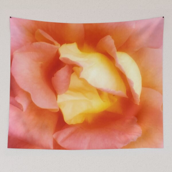 Item preview, Light Orange and Pink Rose designed and sold by The Rage Garden.