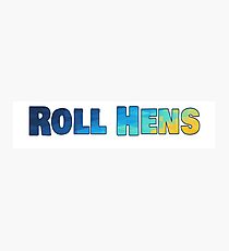Roll Hens Photographic Print