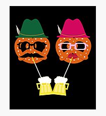 Oktoberfest Pretzel Boobs Photographic Print