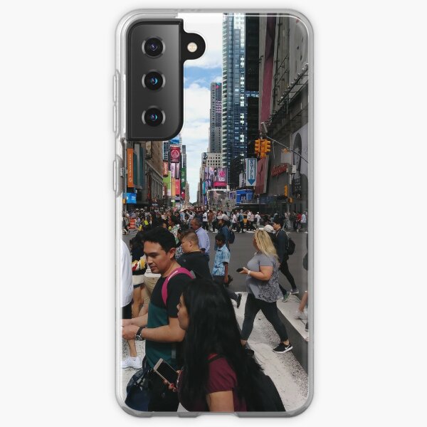 #Manhattan, #NewYork, #NewYorkCity, #buildings, #streets, #pedestrians, #people, #cars, #building, #architecture, #city, #skyscraper, #sky, #urban, #glass, #downtown, #tower, #skyline, #tall Samsung Galaxy Soft Case