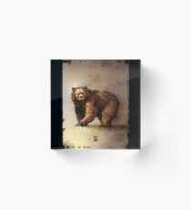 bear sketch psdelux Acrylic Block