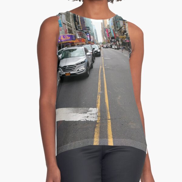 building, architecture, city, skyscraper, office, business, buildings, sky, urban, glass, downtown, tower, skyline, tall, cityscape Sleeveless Top