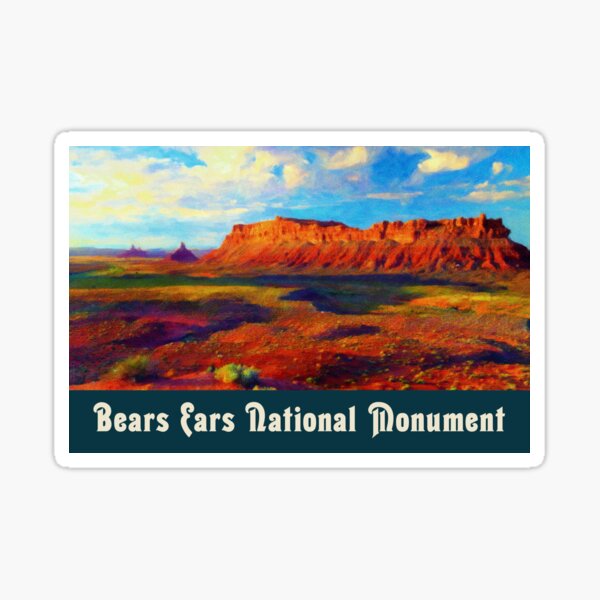 Vista previa del artículo con la obra «Bears Ears National Monument», diseñado y vendido por Chuck Mountain.