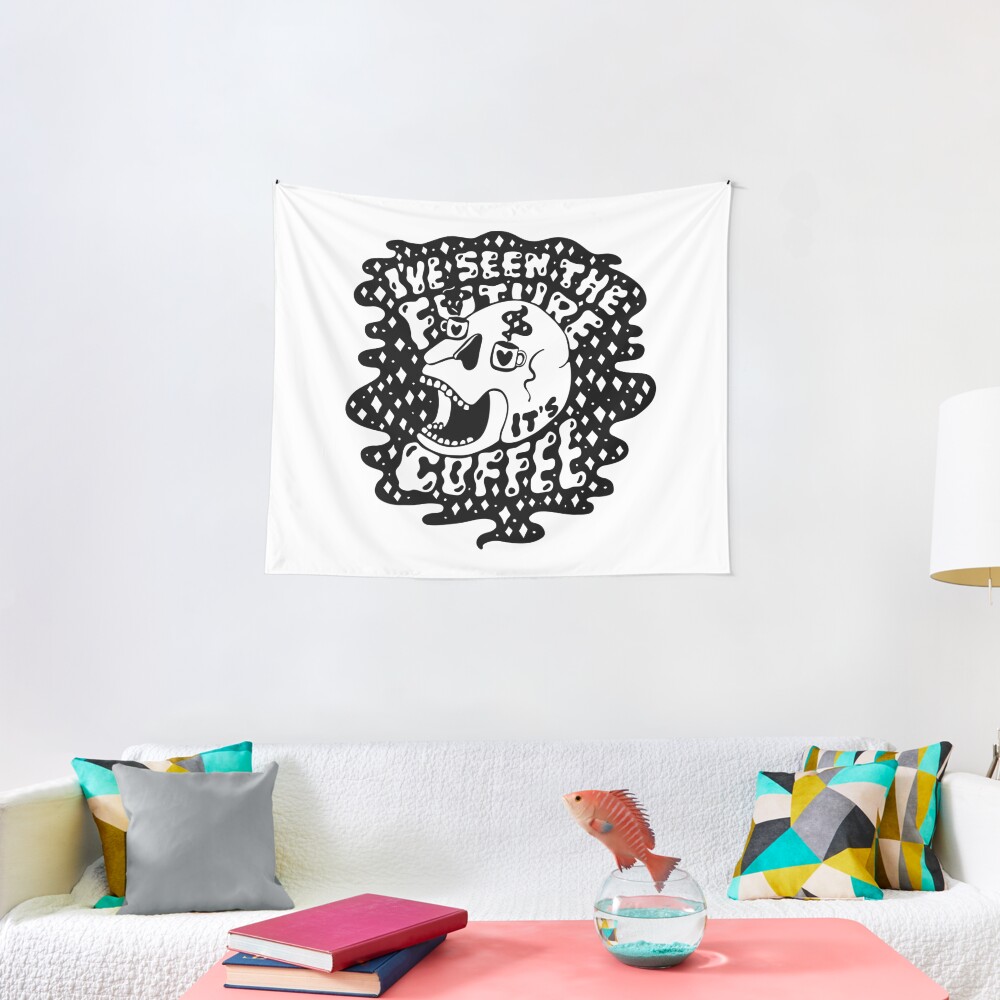 The Future is Coffee Tapestry