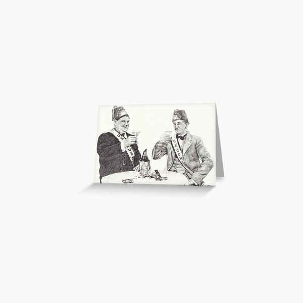 'A toast to good times' Greeting Card