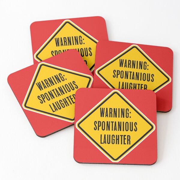 Item preview, Warning, Spontaneous Laughter designed and sold by PromoteProgress.