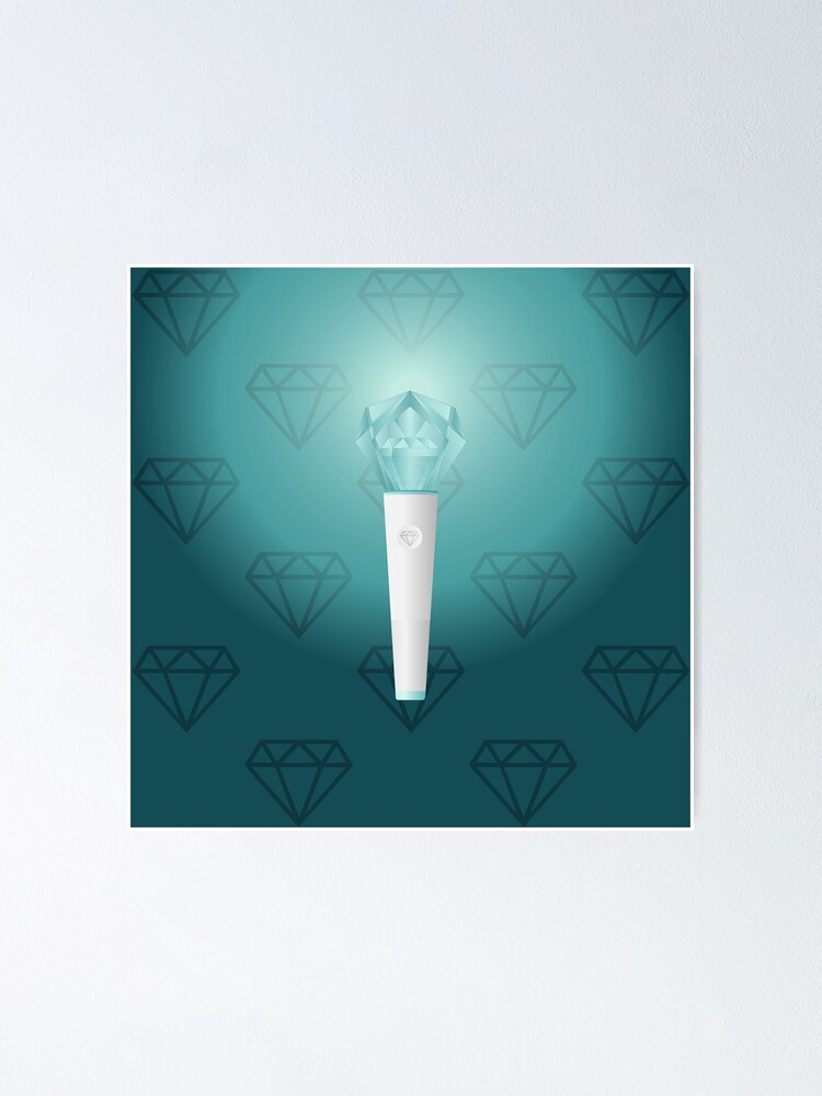 Kpop Shinee Lightstick Shating Star Shawol Fandom Poster By Leixa