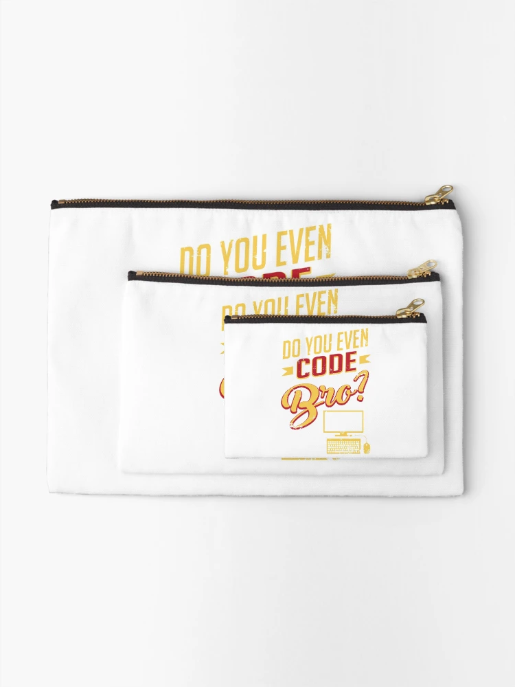 Thumbnail 2 of 4, Zipper Pouch, Computer Programmer Coder Hacker PC Software Engineer Developer Java C++ Python designed and sold by James L..