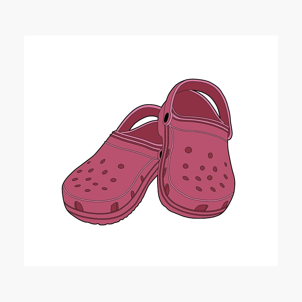 Crocs Clog Pomegranate Pink Shoe\