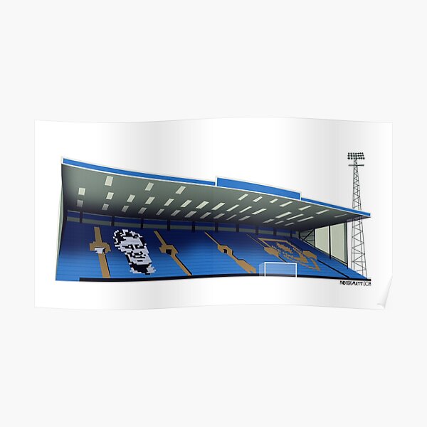 The Fratton End, Fratton Park Poster