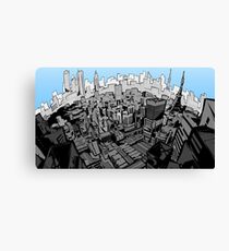 Persona 5 Cityscape Daytime Canvas Print