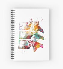 Thoracic vertebrae Spiral Notebook