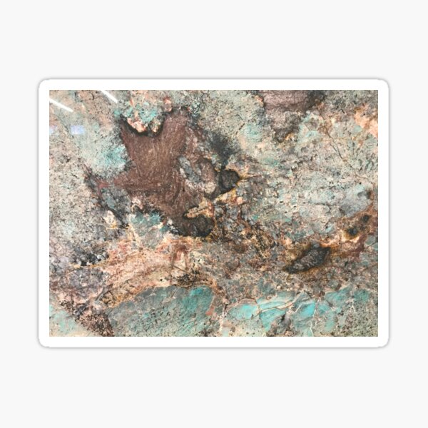 Item preview, Turquoise Colors and Fawn-Brown Hues (Faux) Marble designed and sold by DEC02.