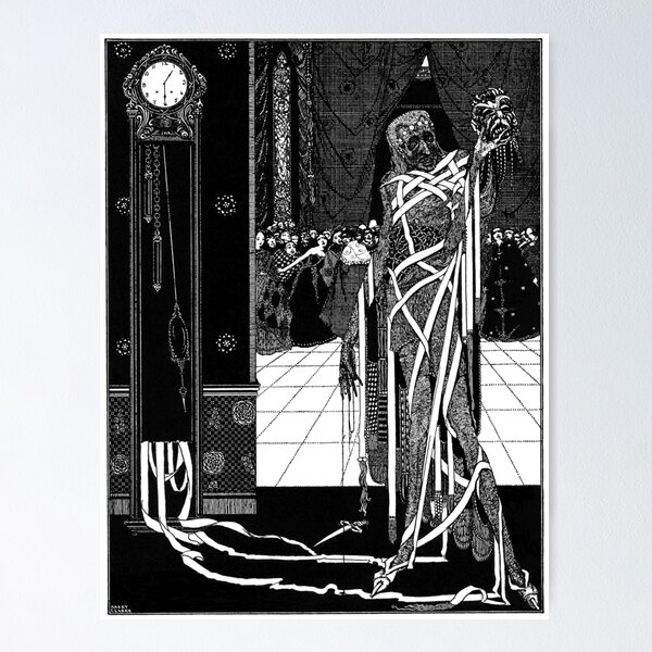 Item preview, The Masque of the Red Death: Harry Clarke: Edgar Allan Poe designed and sold by Grandma's Graphics.