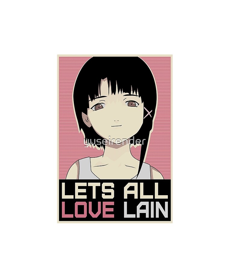 Serial Experiments Lain, Anime Lain, Cyberpunk Anime, Aesthetic, Japanese  Anime Quote iPad Case & Skin for Sale by YALPOShop