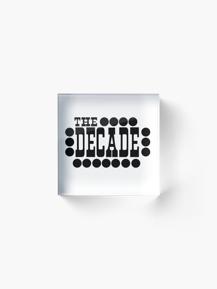 Alternate view of The Decade Acrylic Block