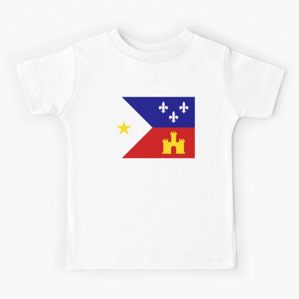 Louisiana State Flag Gloss Kids T-Shirt by Bigalbaloo Stock - Pixels