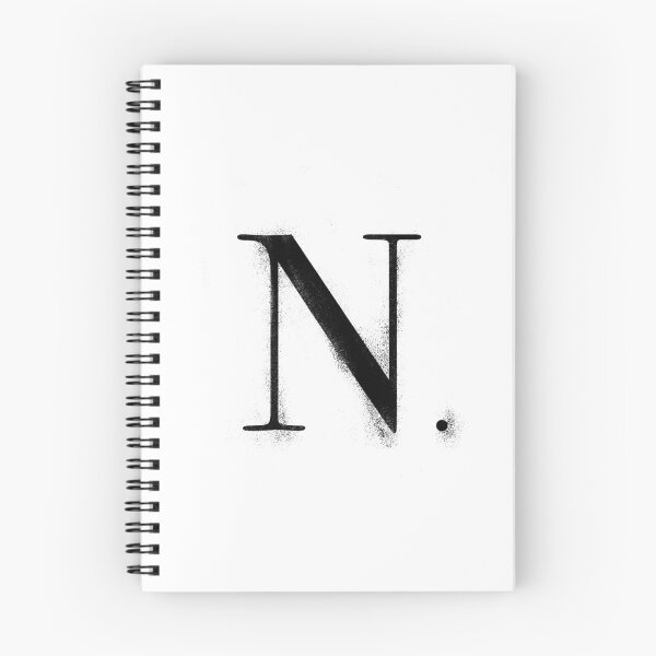 Item preview, N. - Distressed Initial White designed and sold by Dirt-Merchant.