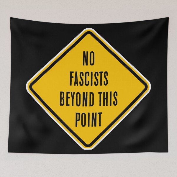 Item preview, No Fascists Beyond this Point designed and sold by PromoteProgress.
