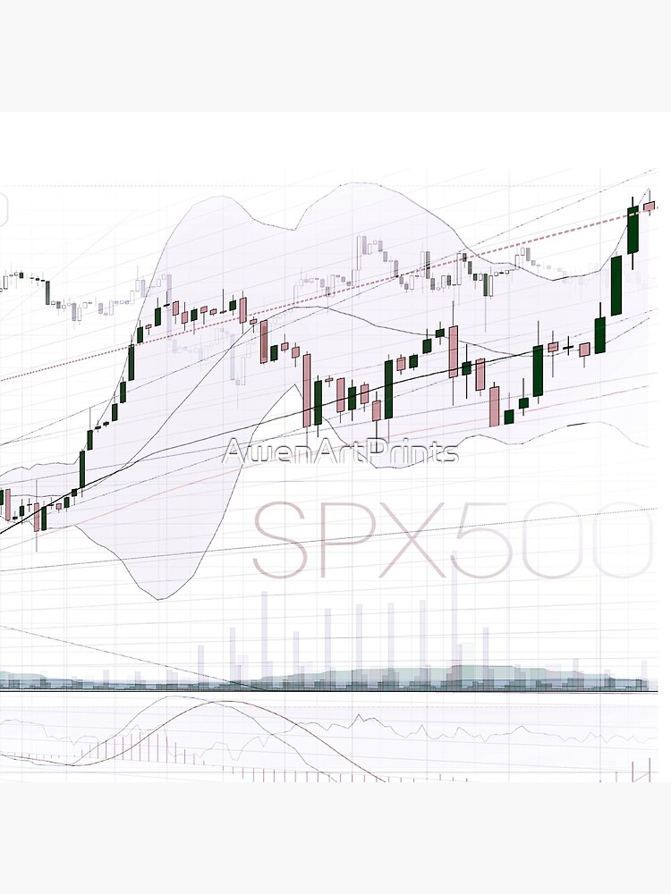 Stock market charts trading and investment concept art photo print by AwenArtPrints