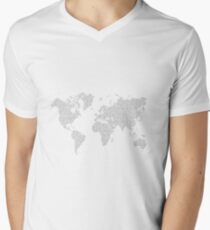 Digital Cartography Men's V-Neck T-Shirt