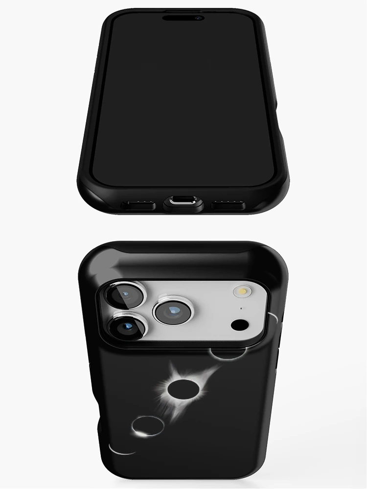 Thumbnail 3 of 4, iPhone Case, Timelapse eclipse designed and sold by StbdCapsized.