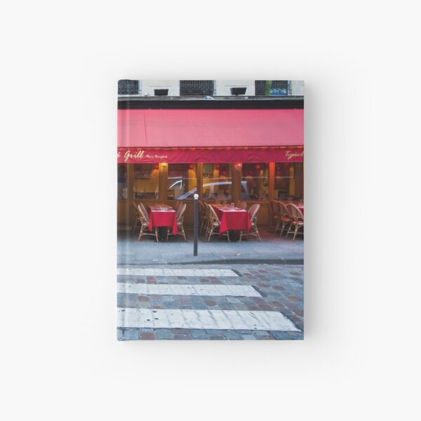 Parisian Cafe 5 Hardcover Journal