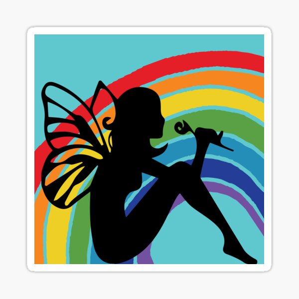 Item preview, Cute Rainbow Fairy Gay Pride Girl designed and sold by Epic Love Designs.
