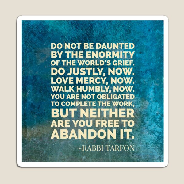 Do Not Be Daunted Magnet