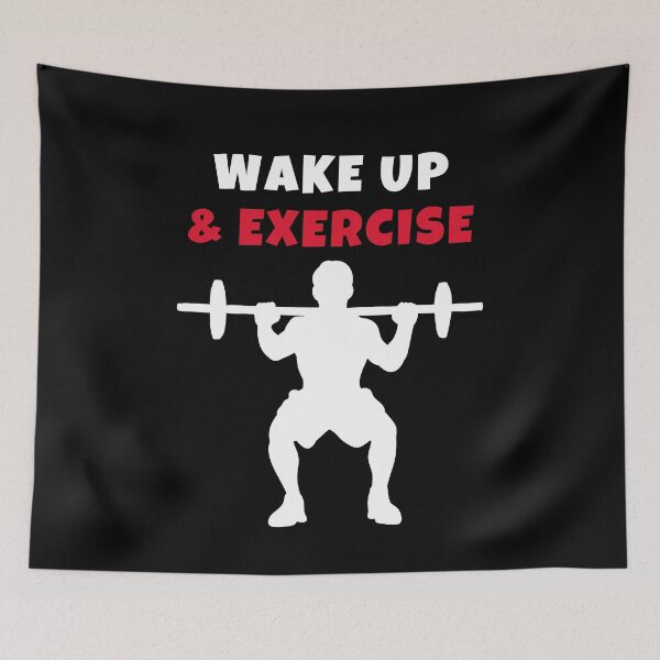 Item preview, Wake up and exercise Barbell Full Squat designed and sold by we1000.