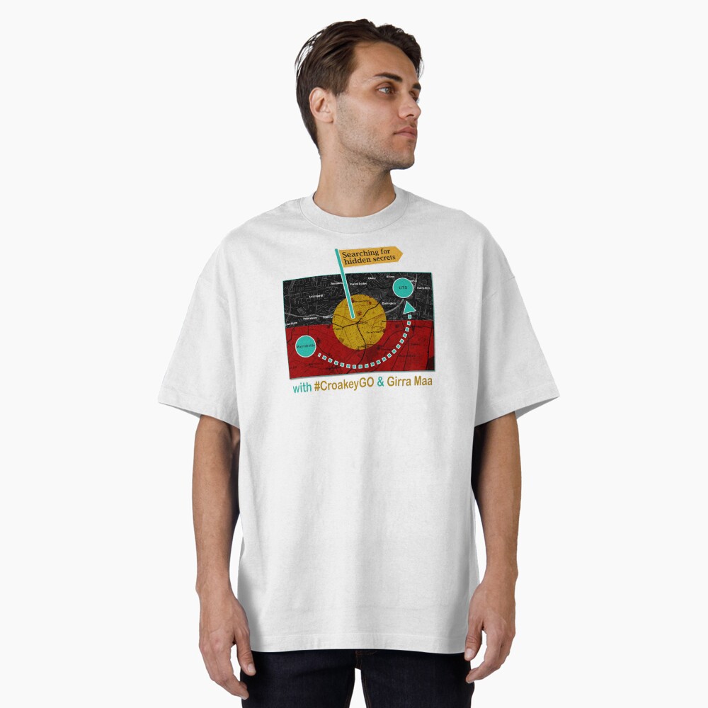 Item preview, Oversized T-Shirt designed and sold by croakey.