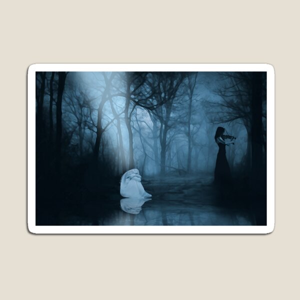 So Gone - Dark Fantasy Forest Magnet