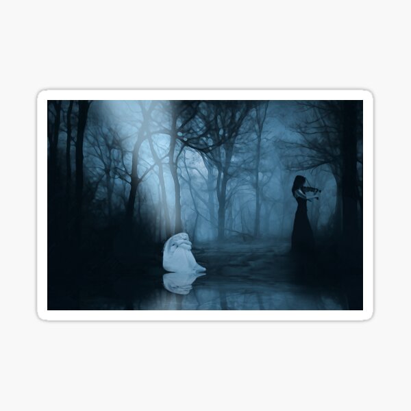 So Gone - Dark Fantasy Forest Sticker
