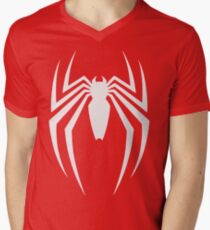 Camiseta para hombre de cuello en v PS4 Spider