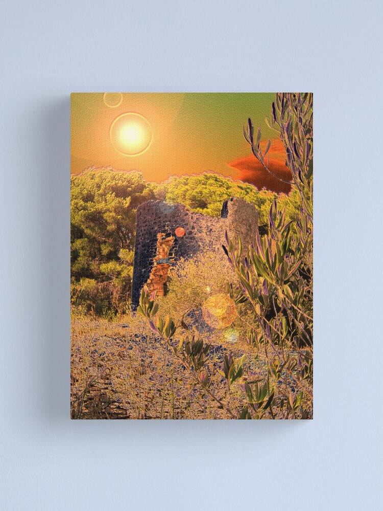 Thumbnail 1 of 3, Canvas Print, OLD WINDMILL designed and sold by TatianaMichaela.