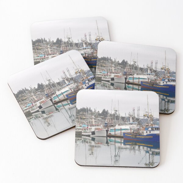 Item preview, Boats in Newport, Oregon designed and sold by HilaryLeslie.