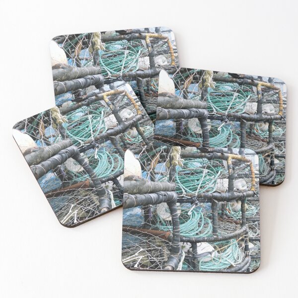 Item preview, Crab Pots, Newport, Oregon designed and sold by HilaryLeslie.