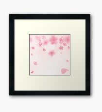 Pink Cherry Blossom Framed Print