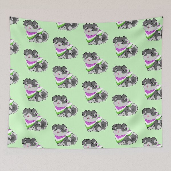 Item preview, Proud Pupper (Genderqueer) designed and sold by Ribombyliidae.