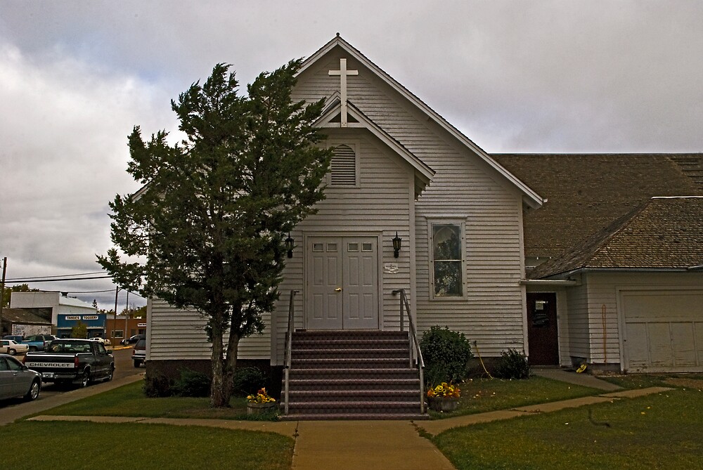 "Scobey Montana United Methodist Church" by Bryan D. Spellman Redbubble